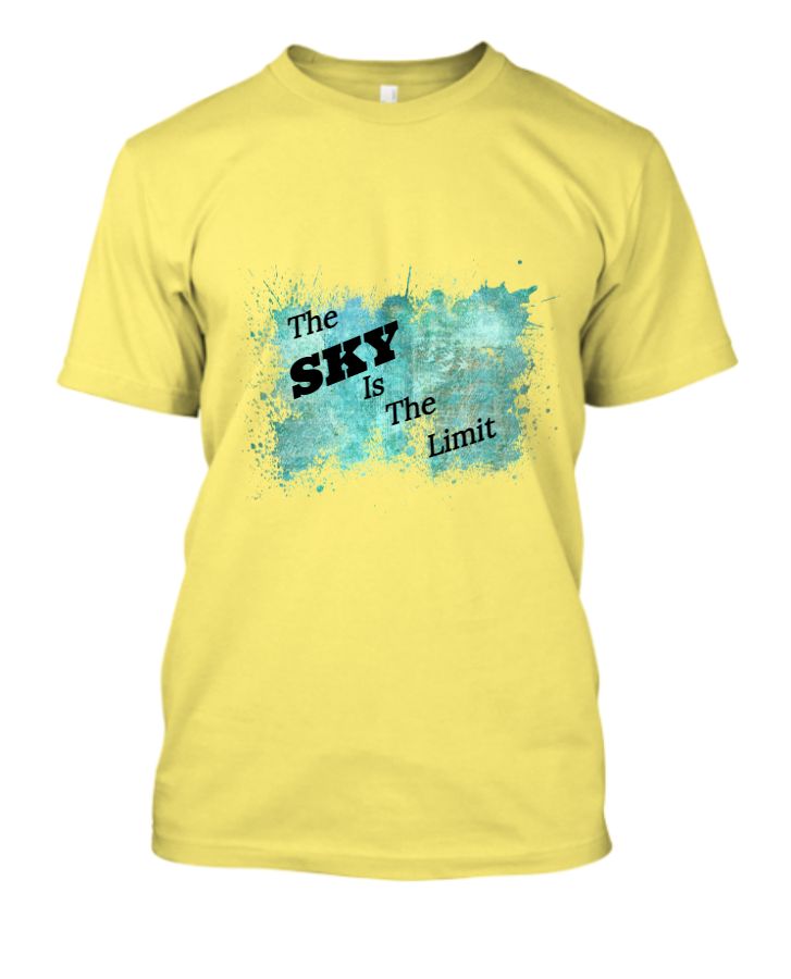 The Sky Is The Limit T-shirt / Half Sleeve T-shirt  - Front