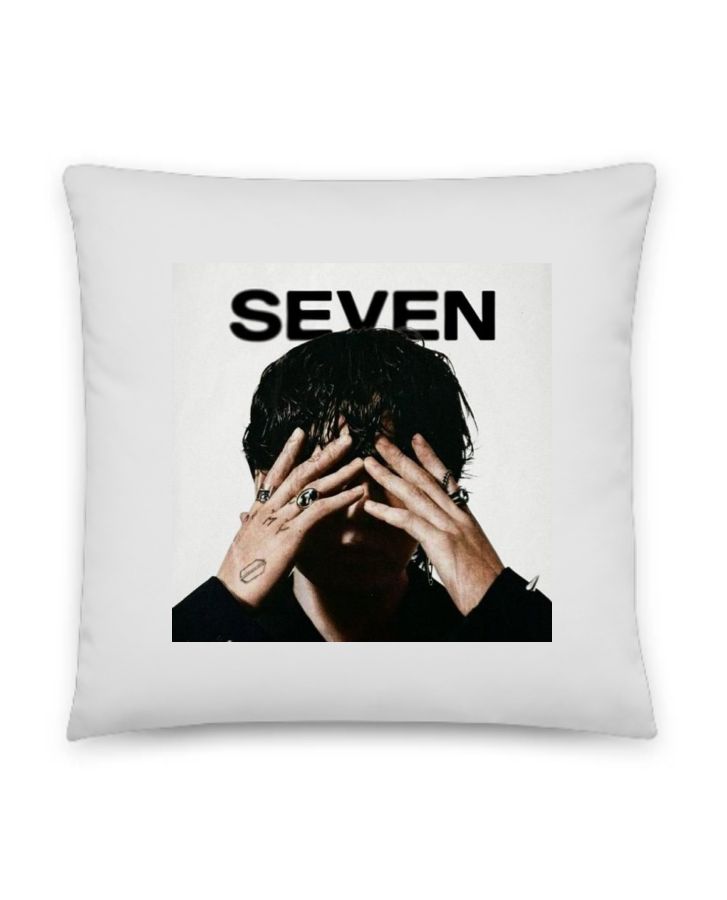 Throw Pillow | Seven by Jungkook - Front