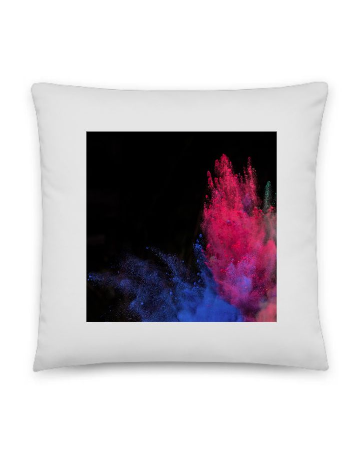Throw Pillow multicolor - Front
