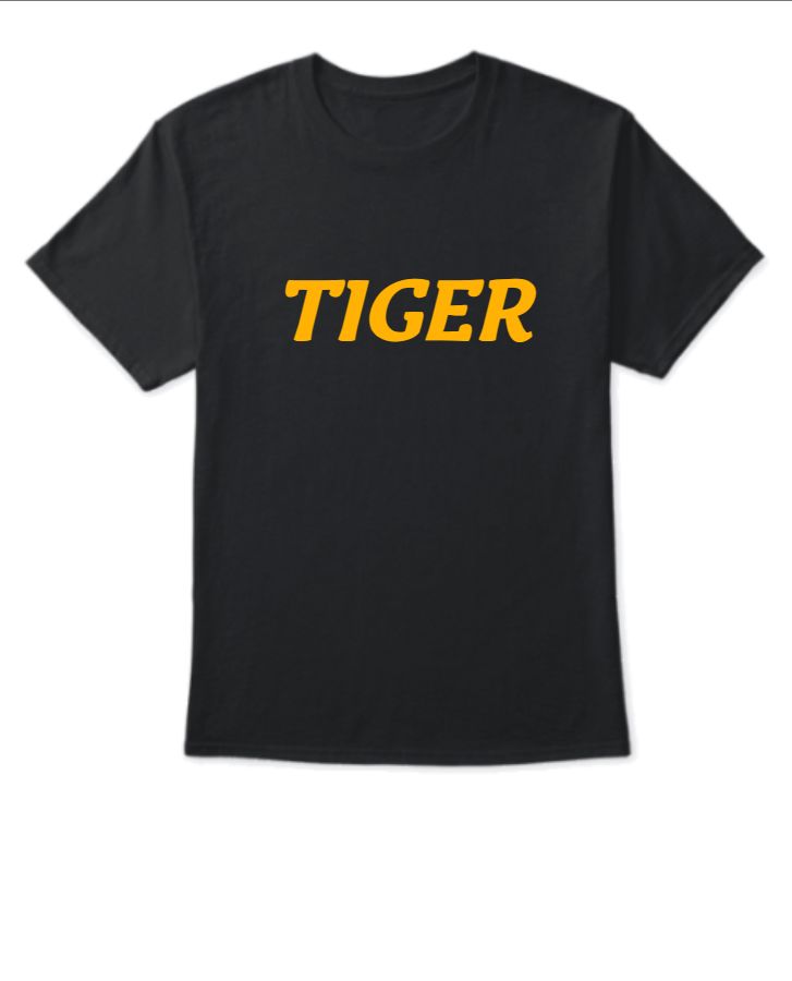 Tiger Printed T-Shirt for Men & Women - Front