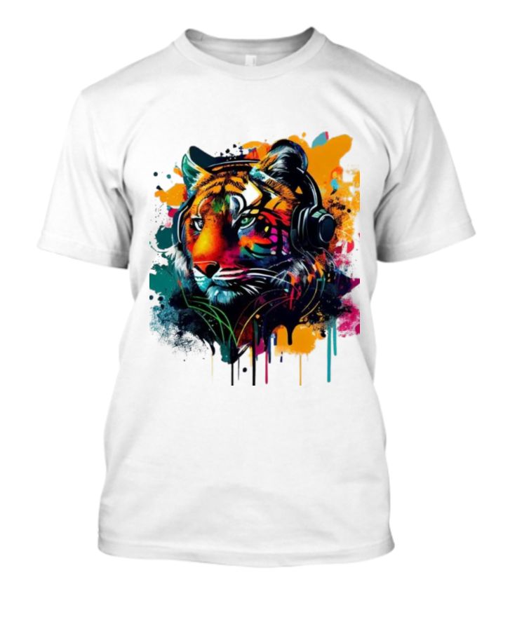 Tiger design T-shirt - Front