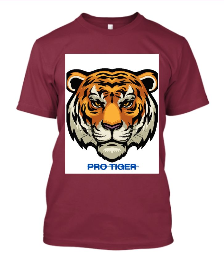 Tiger tee shirt design - Front