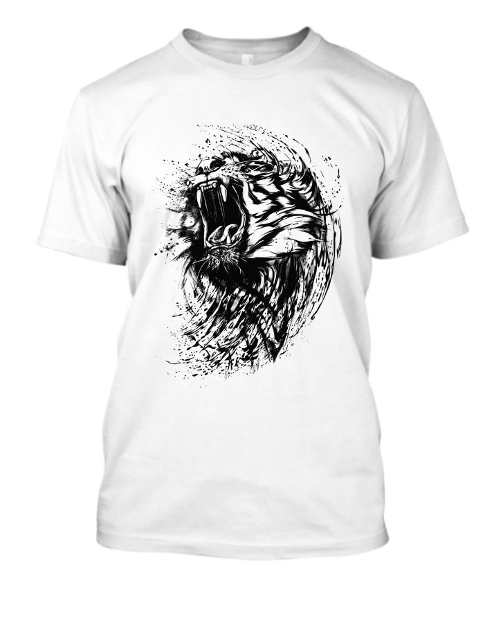 Tigher printed |half sleeve t-shirt - Front