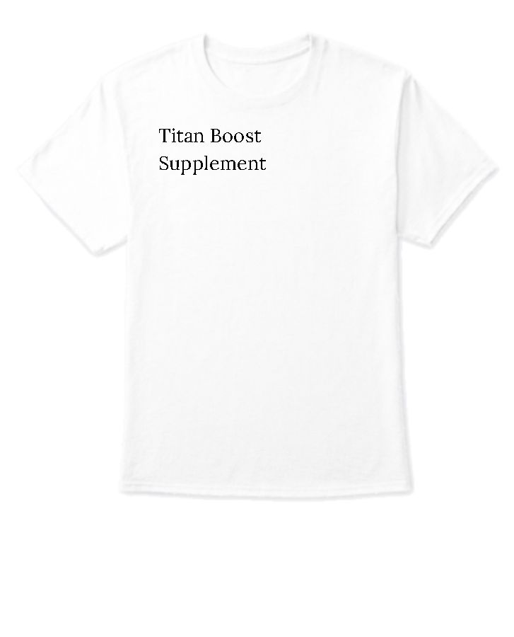 Titan Boost Supplement - Front