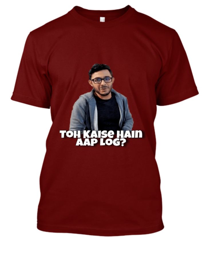 To Kaise Hai Aap Log | CarryMinati T Shirt - Front