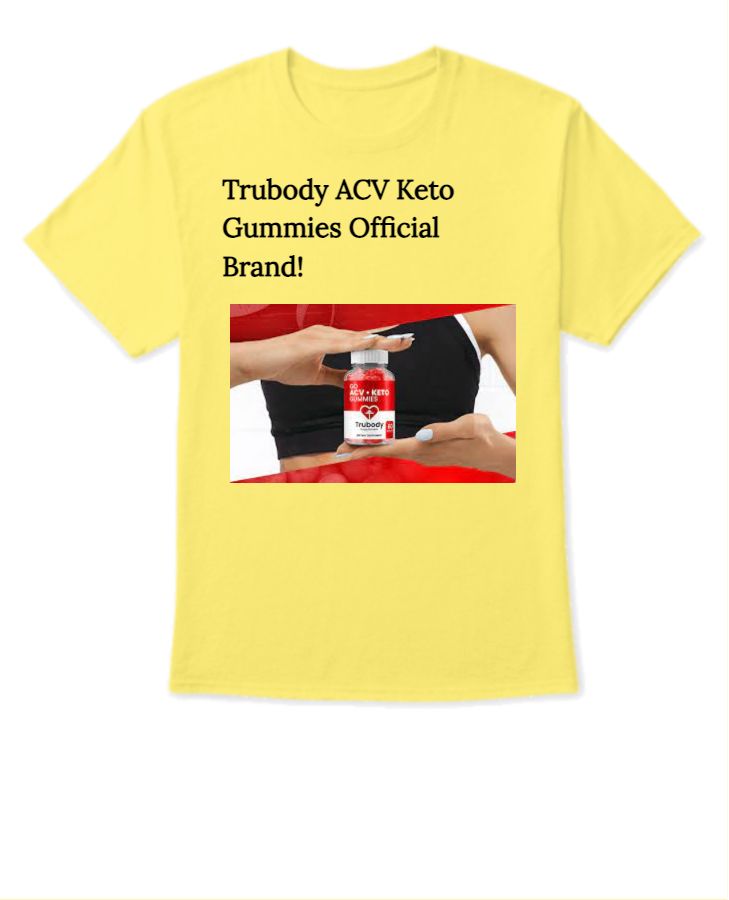 Trubody ACV Keto Gummies Official Brand! - Front