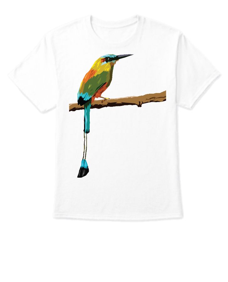 Turquoise browed motmot-T-Shirt - Front