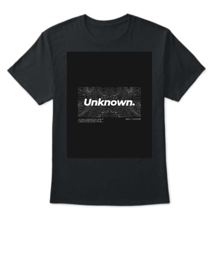 UNKNOWN BACKPRINT TEE - Front