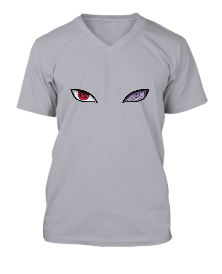 Uchiha Clan With Sharingan And Rinnega T-Shirt - Front