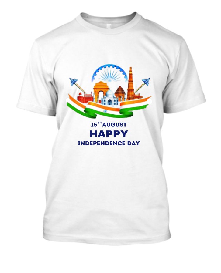 Unique T-Shirt Designs for 15th August - Front