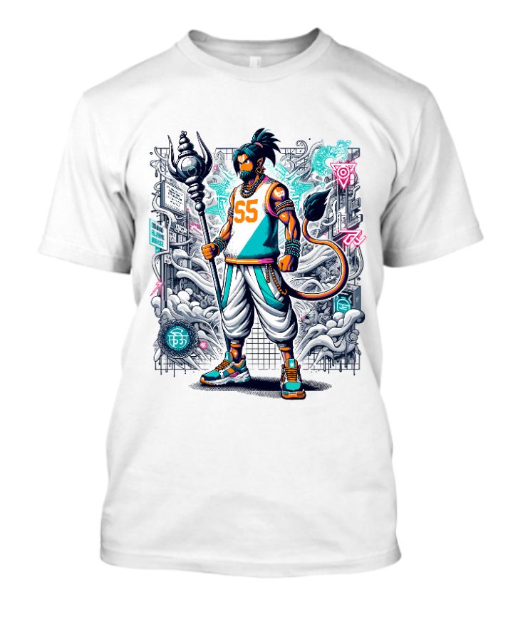 Unisex Hanuman Cotton T Shirt - Front