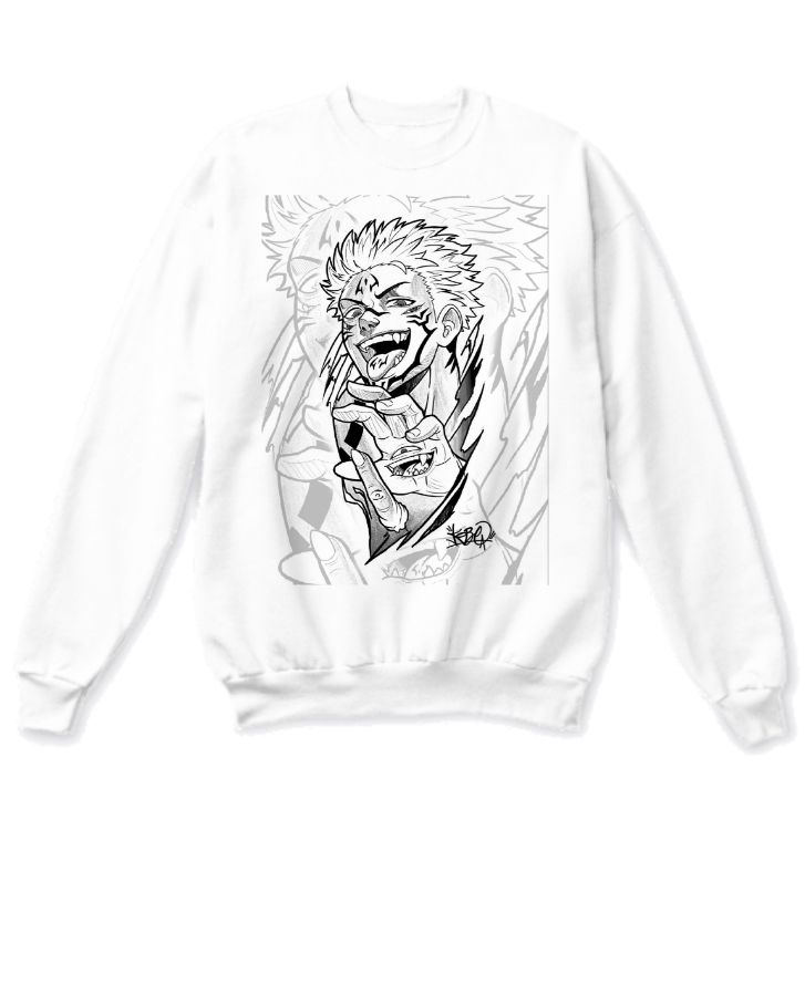 Unisex Sweatshirt sukuna Printing t-shirt - Front