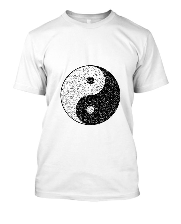 Unisex Yin and Yang T-Shirt - Front
