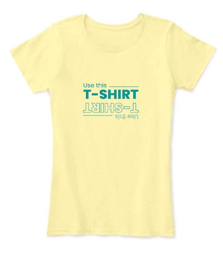 Use This Women's Tee - Front