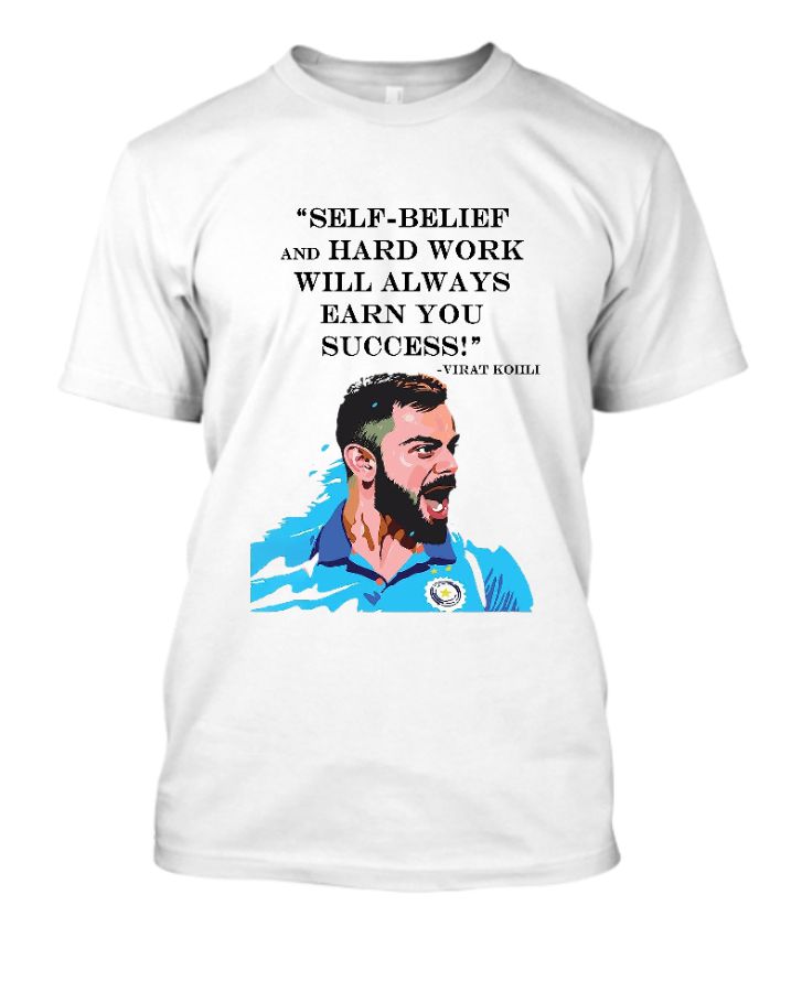 V Neck Tee Virat Kohli - Front