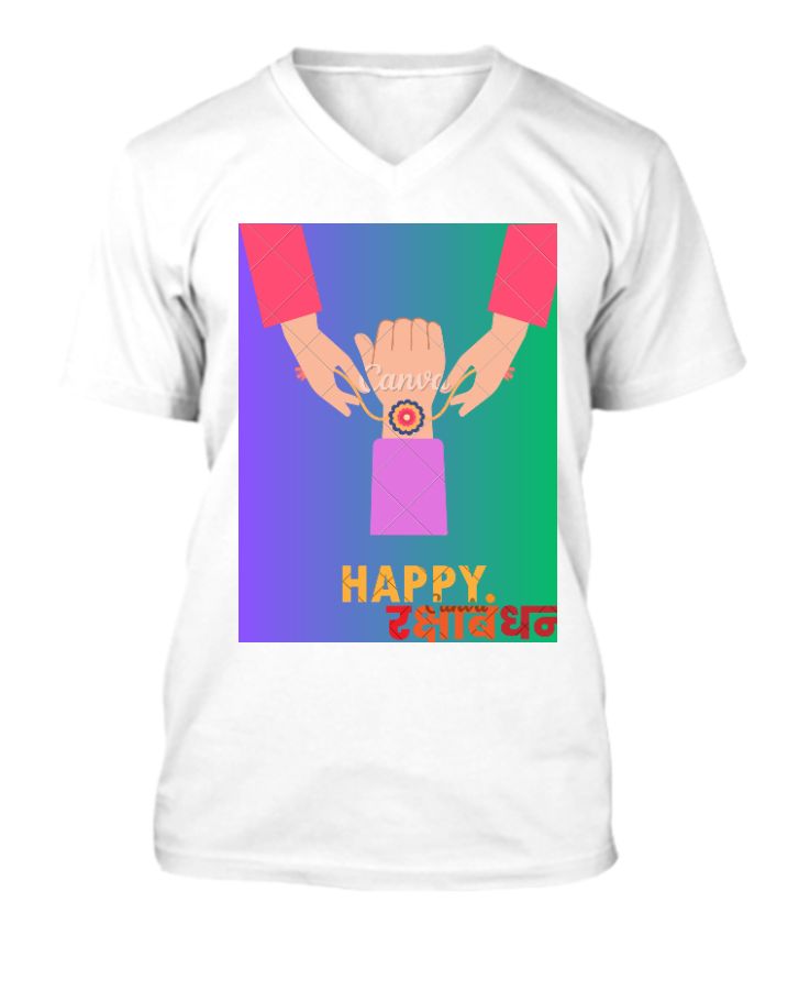 V-neck t-shirt - Front