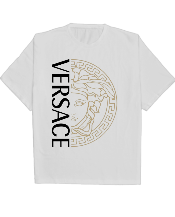 VERSACE |Half oversized T-shirt - Front