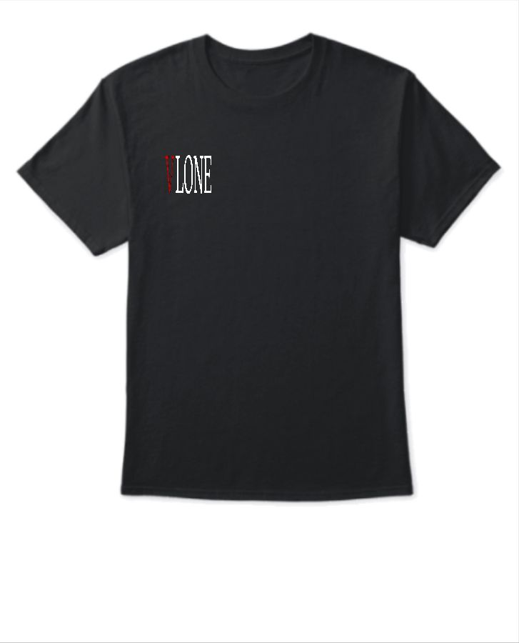 VLONE FRONT AND BACK PRINTED T-SHIRT  - Front