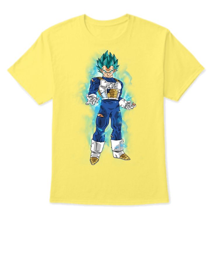 Vegeta Super Saiyan Blue DBZ Premium Tshirt - Front