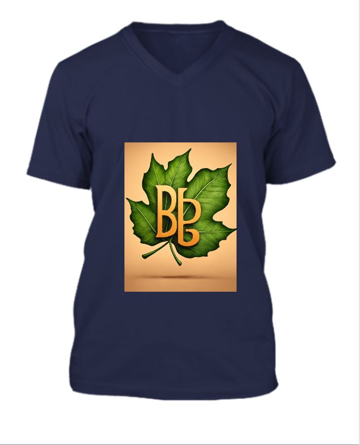 Vibrant B Name Tee T-shirt: Colorful Tree Graphic - Front