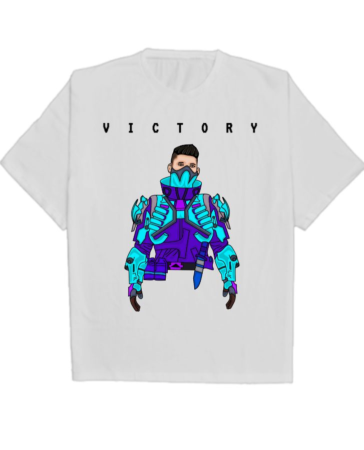 Victory | PUBG | Oversized tee - Front