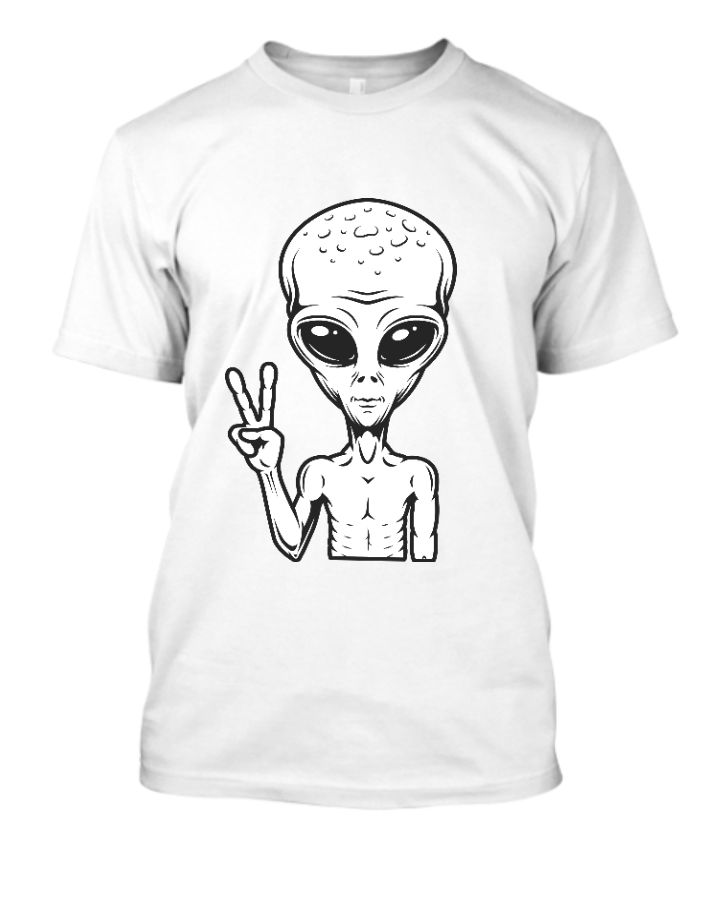 Vintage Alien T-Shirt - Front