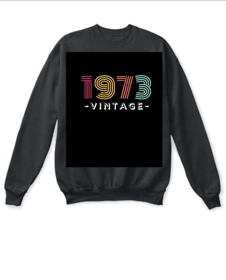 Vintage Black sewatshirt - Front