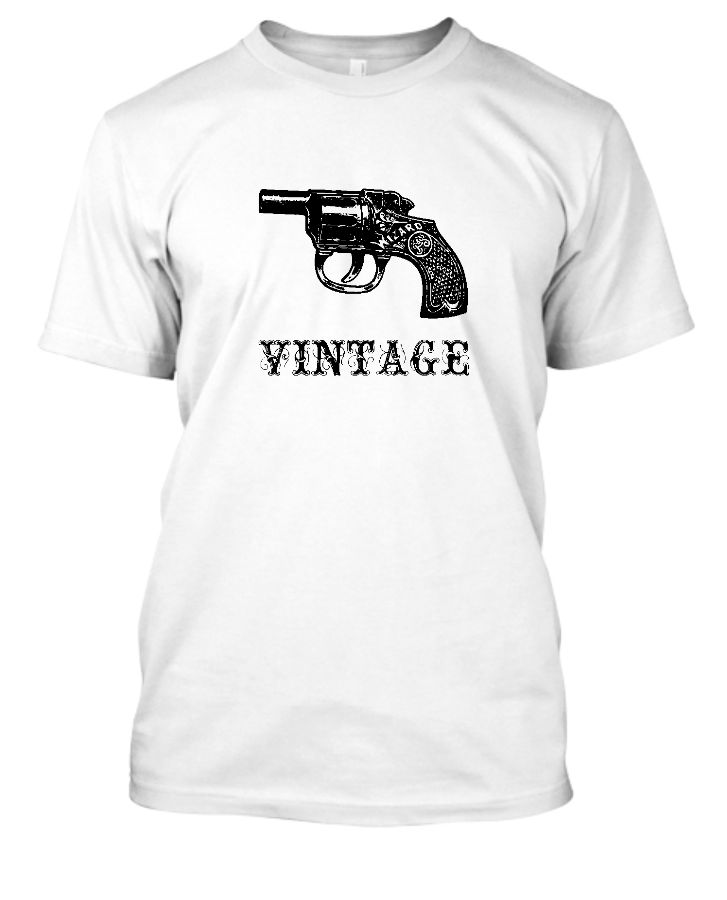Vintage Gun - Tee Shirt - Front