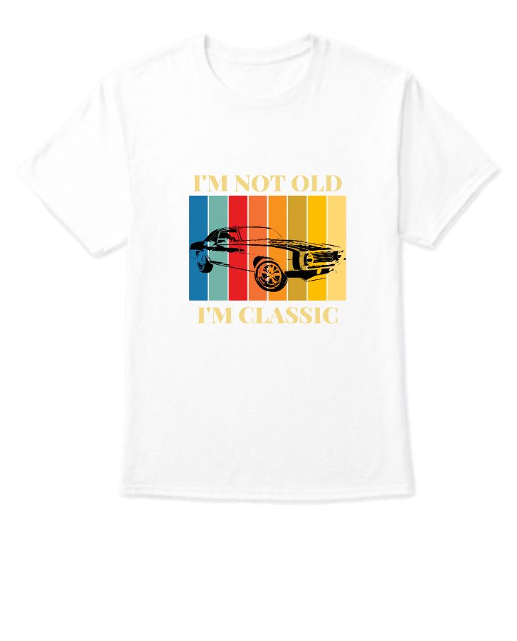 Vintage car lover T-shirt  - Front