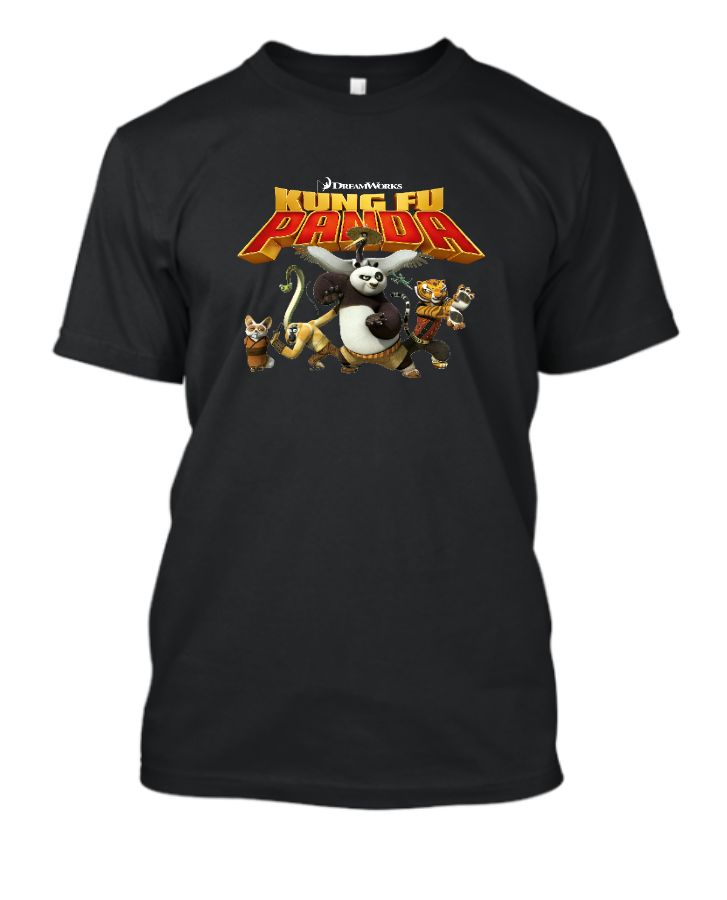 Vougattire | Kungfu Panda All Characters |Half Sleeve T-Shirt - Front