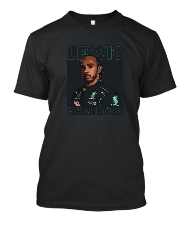 Vougattire | Lewis Hamilton |Half Sleeve T-Shirt - Front
