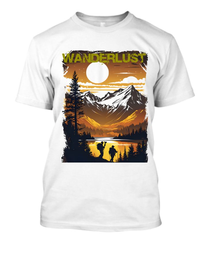 WANDERLUST- white tee-shirt - Front