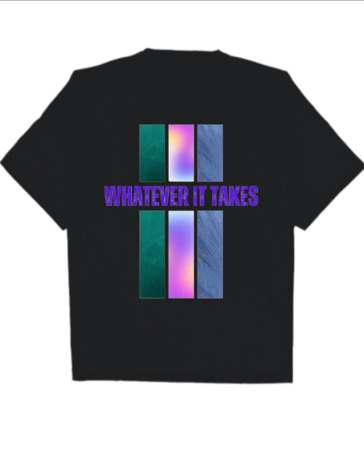 WHATEVER IT TAKES OVERSIZED TEE - Front