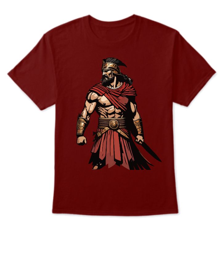 Warrior t-shirt design  - Front
