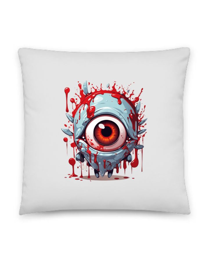 Watching U! Single monster eye pillow - Front
