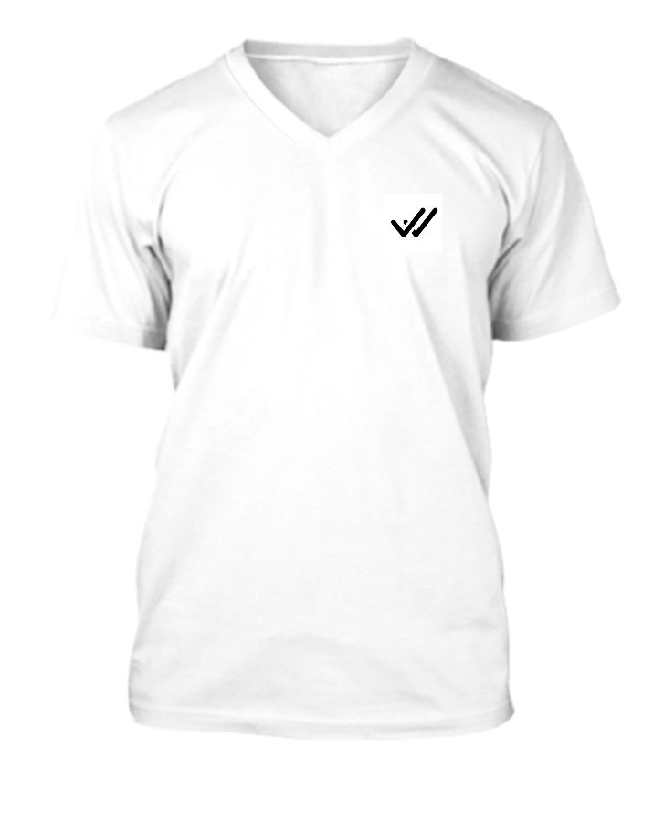 V Neck T shirt - Front