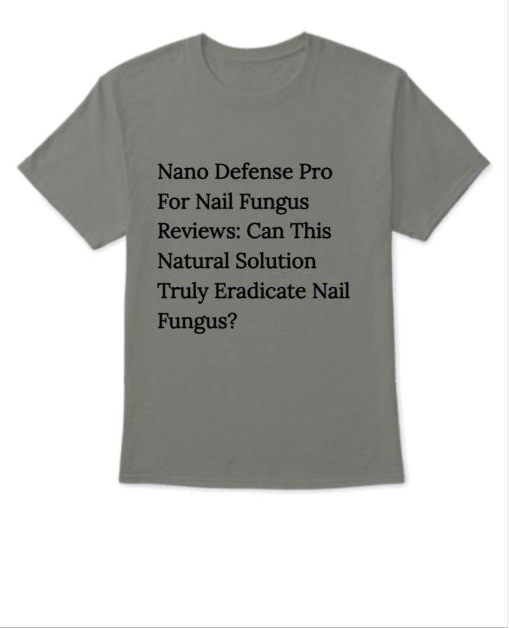 What Is Nano Defense Pro For Nail Fungus? - Front