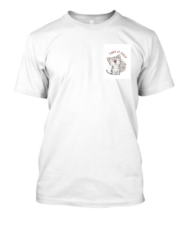 Whisker Wonderland Cat Print T-Shirt - Front