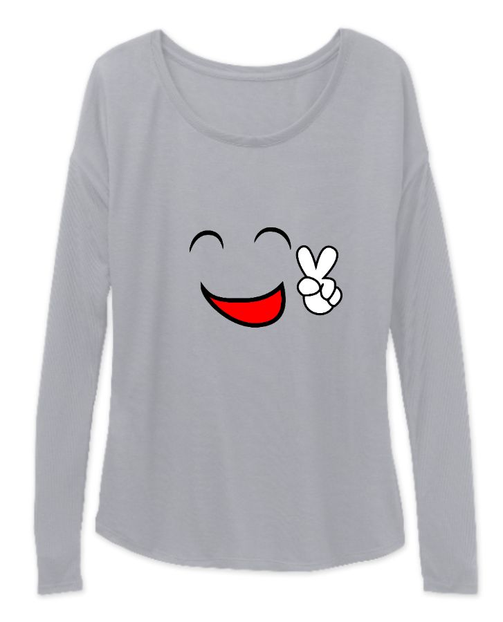 White Full Sleeve woman T-shirt  - Front