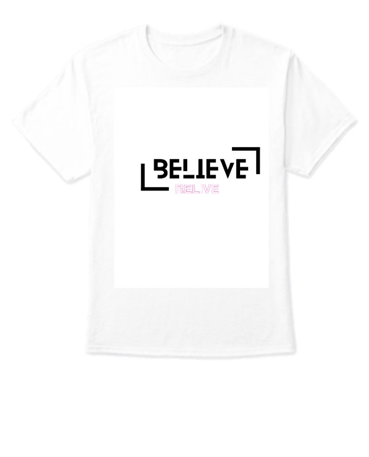 White solid Round neck pure cotton Tshirt - Front