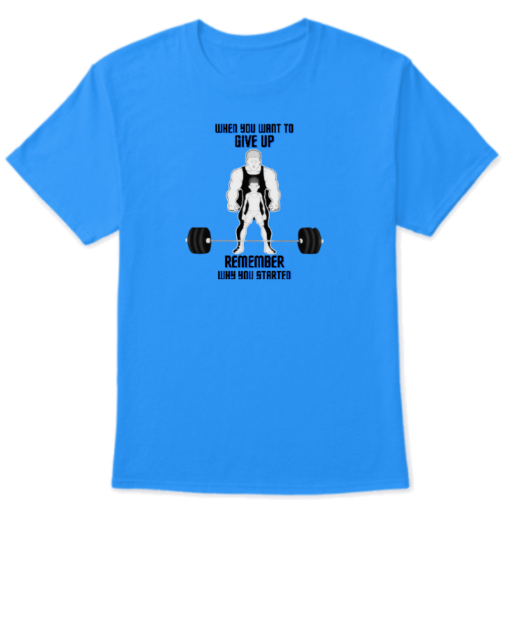 Download Gym Fitness Motivation T-Shirt Mockup