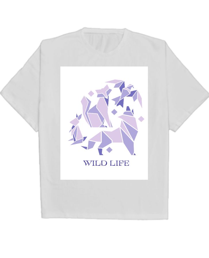 Wild Life Oversized Tshirt - Front
