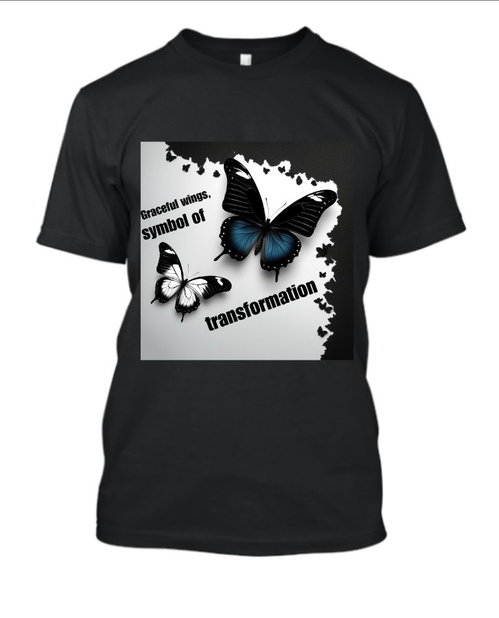 Winged Elegance: Butterfly Design T-Shirts