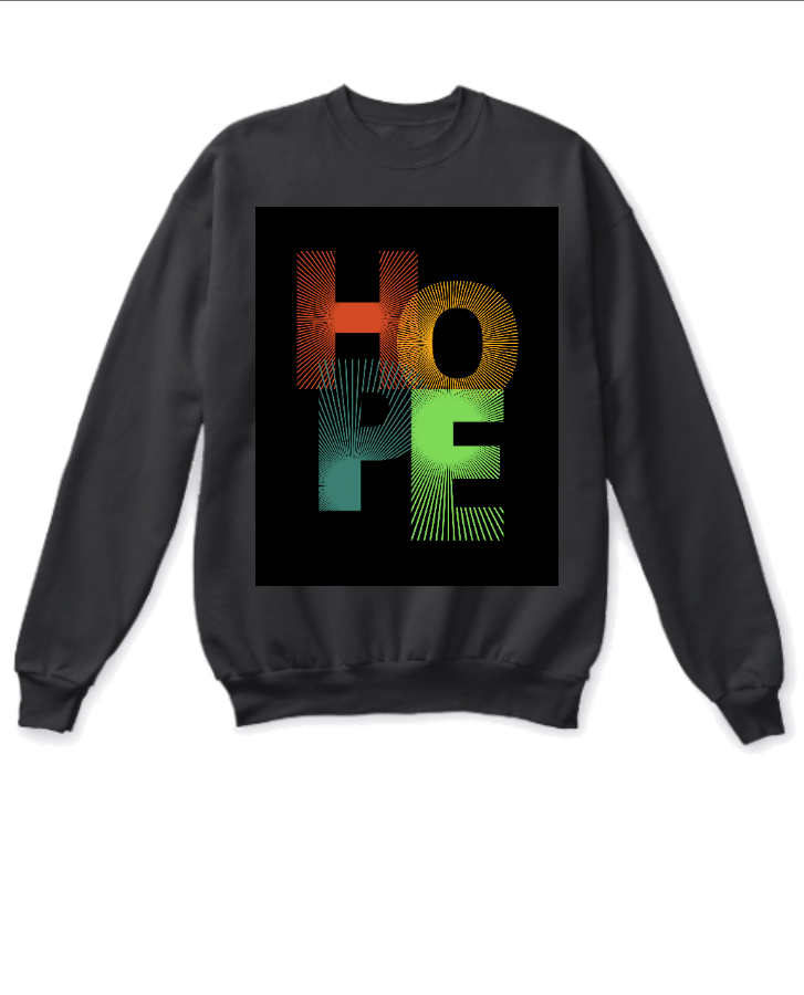 Winter Sweatshirt hope - Front