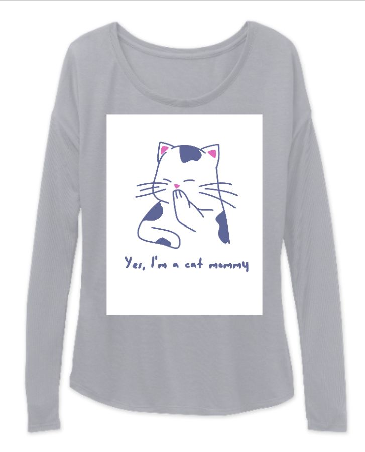 Woman wear cat mom - Front