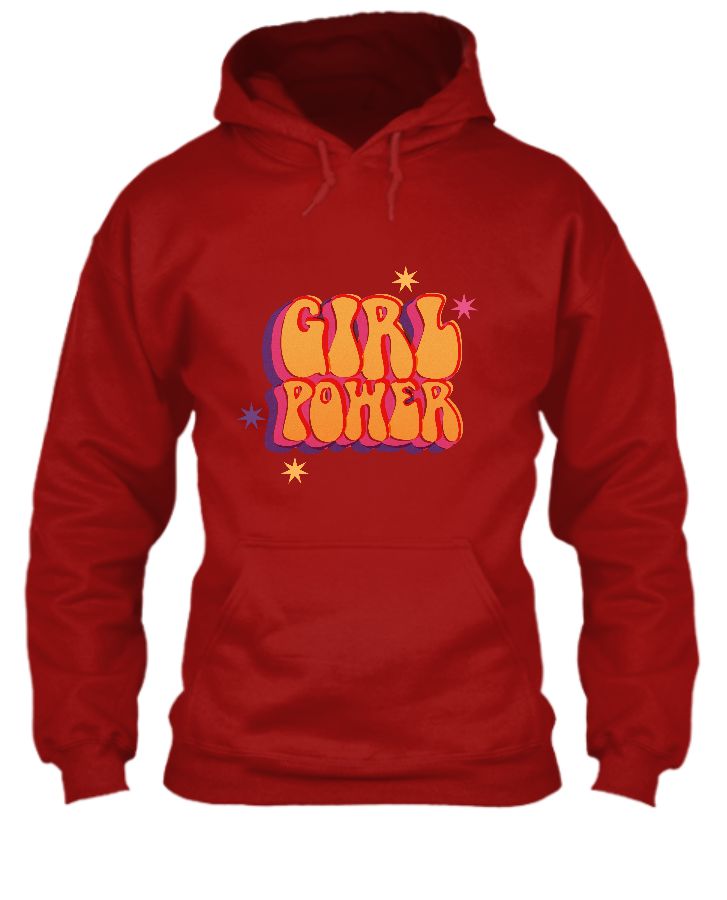 Women Hoody girl power - Front