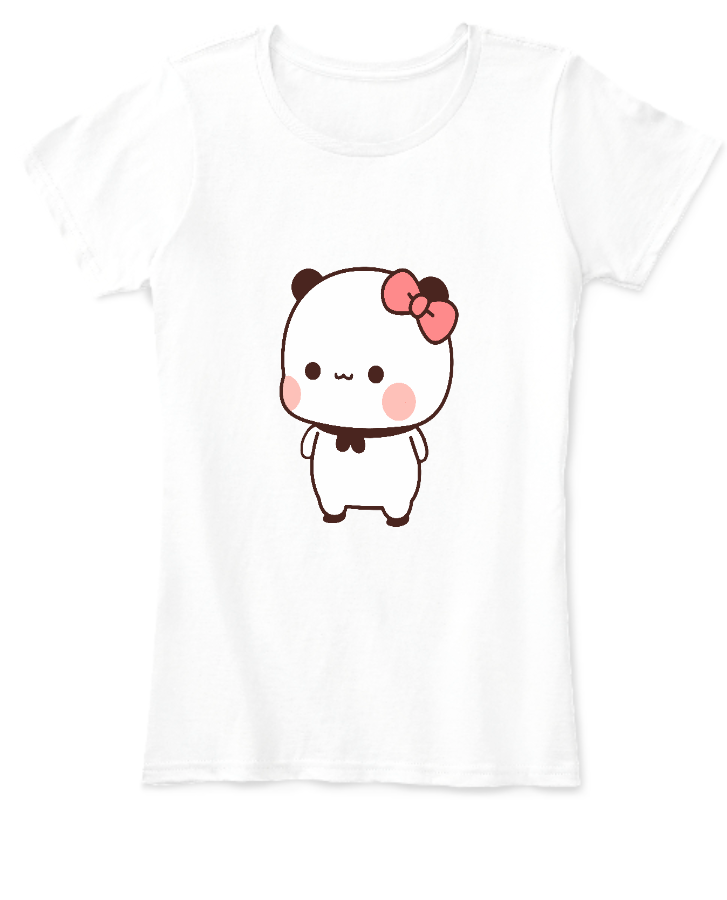 Women T-Shirt Panda Standing - Front
