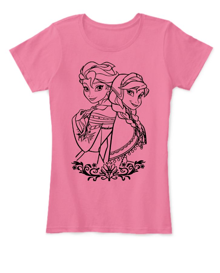 Womens Frozen Tee by NSM Styles - Front