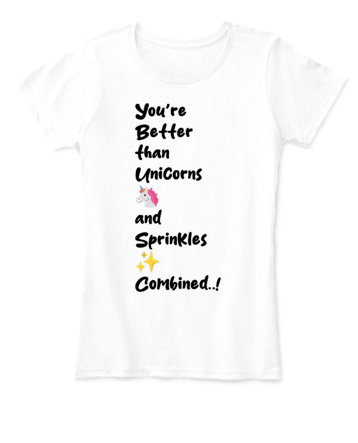 Women's Half Sleeve T-Shirt | Unicorn - Front