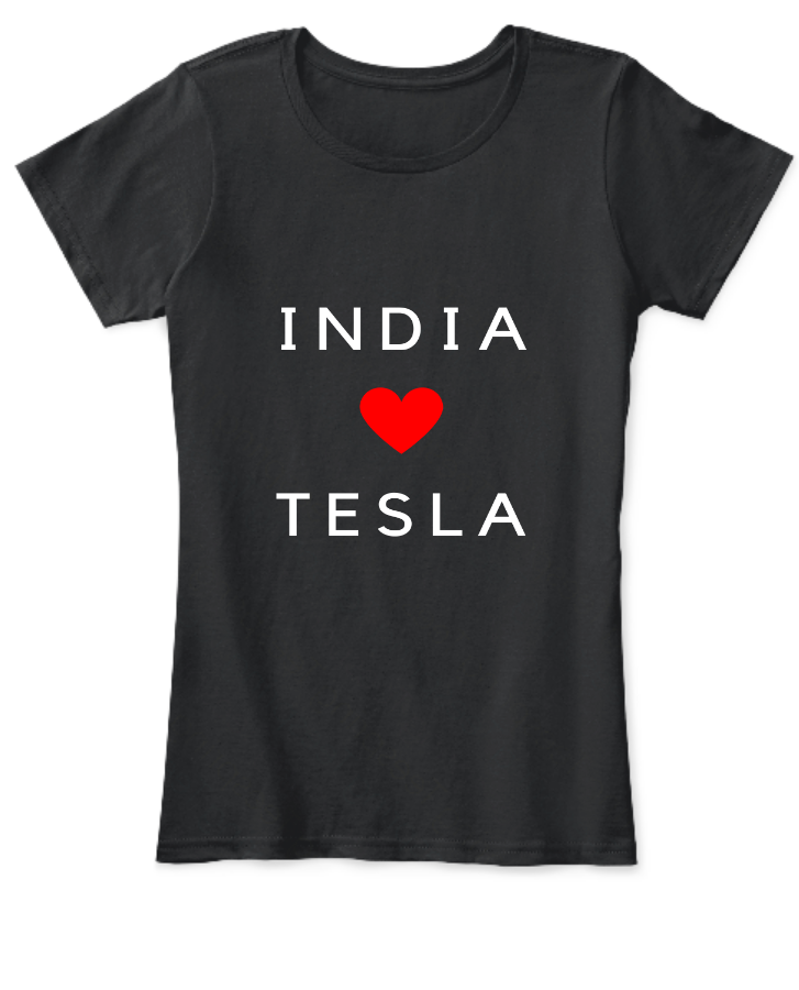 Women's India Love Tesla - Front